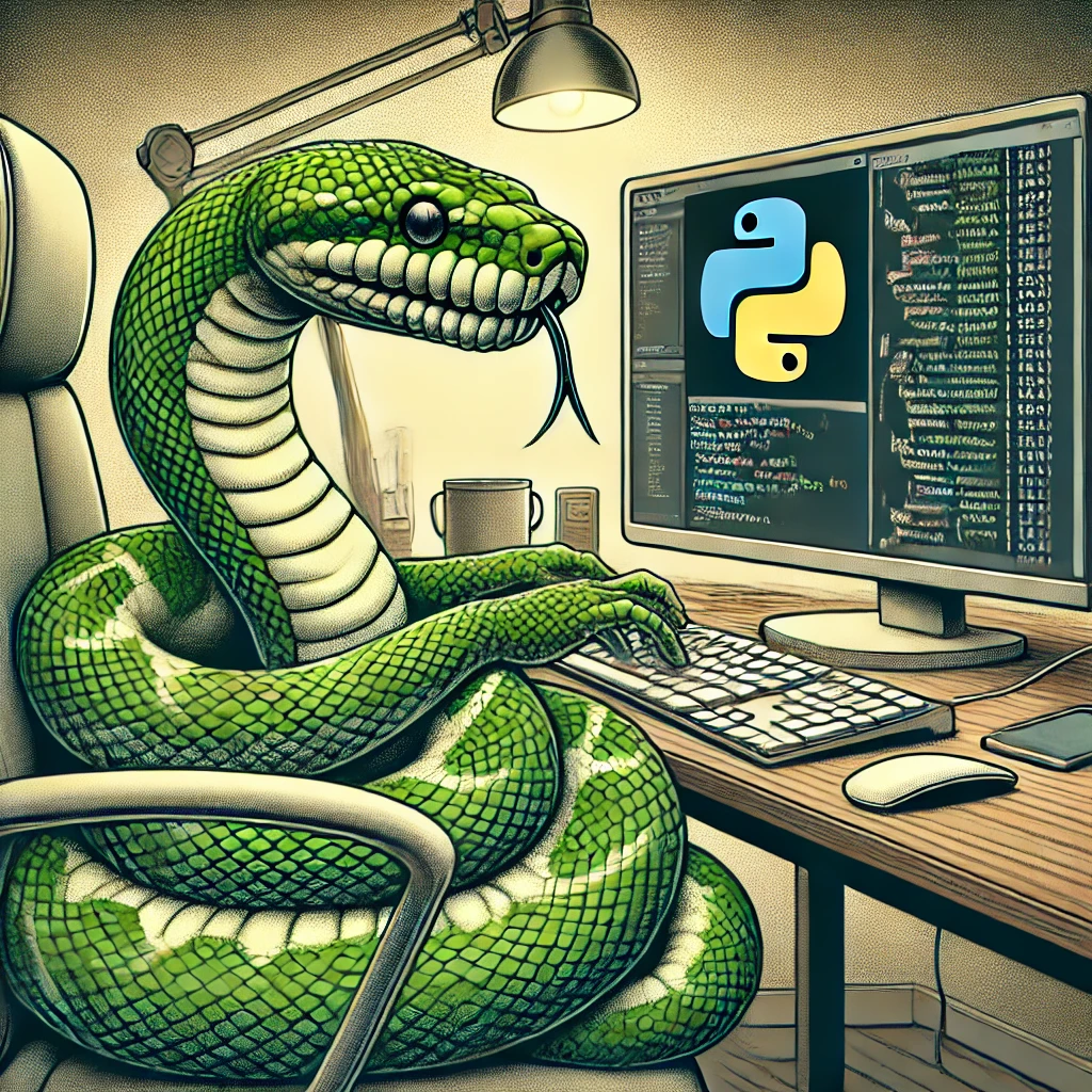 A python writing Python